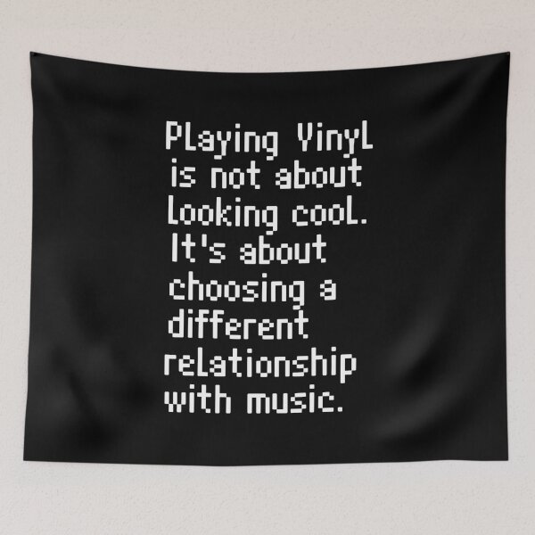 Item preview, Playing Vinyl – 8-Bit Typography DJ Wall Art for True Music Lovers designed and sold by paulo silveira.