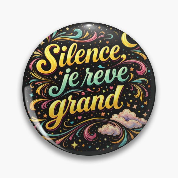 Item preview, Illustrated quote: "Silence, I'm dreaming big" designed and sold by vystekimages.
