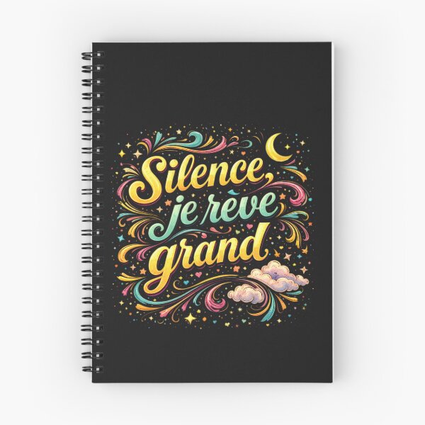 Item preview, Illustrated quote: "Silence, I'm dreaming big" designed and sold by vystekimages.