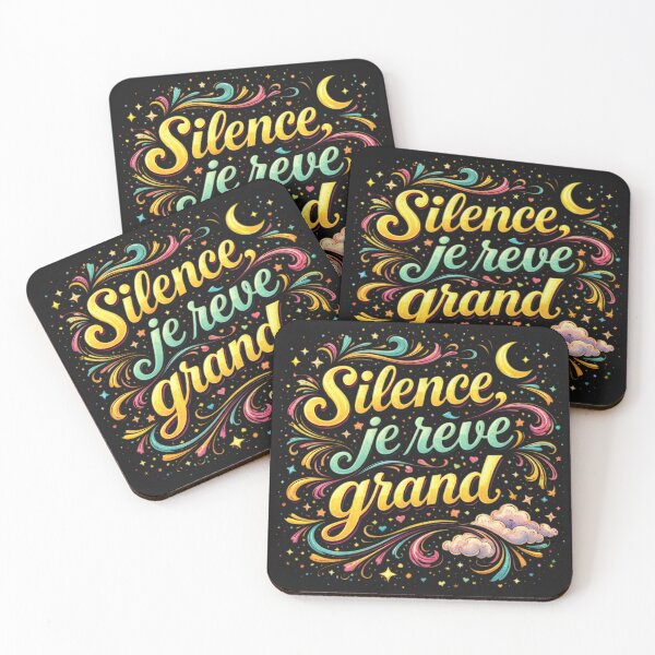 Item preview, Illustrated quote: "Silence, I'm dreaming big" designed and sold by vystekimages.