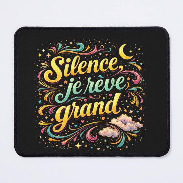 Item preview, Illustrated quote: "Silence, I'm dreaming big" designed and sold by vystekimages.