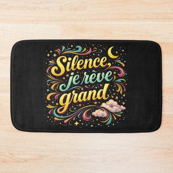 Item preview, Illustrated quote: "Silence, I'm dreaming big" designed and sold by vystekimages.