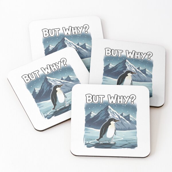 Item preview, But Why? Nihilist Penguin Graphic designed and sold by THE LUMORA.
