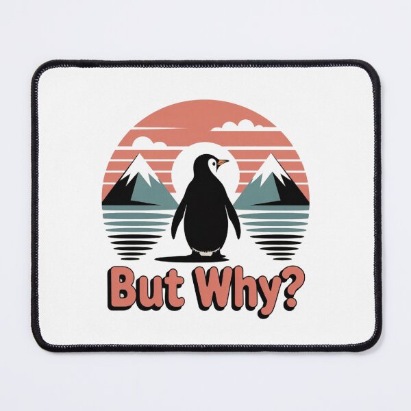 Item preview, Nihilist Penguin Retro but why designed and sold by Meryem Mamouni.
