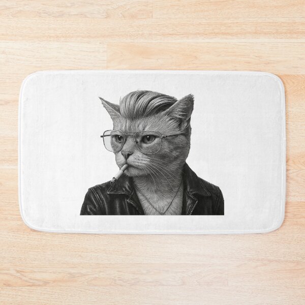 Item preview, Cool Hipster Cat   designed and sold by TeeARTHY.