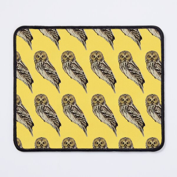 Item preview, Owl on yellow background  designed and sold by happytraveller1.