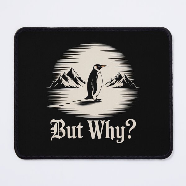 Item preview, But Why Penguin Meme,Vintage Nihilist Penguin designed and sold by Meryem Mamouni.