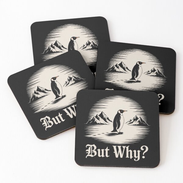 Item preview, But Why Penguin Meme,Vintage Nihilist Penguin designed and sold by Meryem Mamouni.