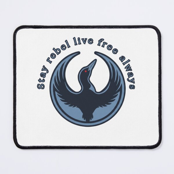 Item preview, Stay Rebel Live Free Always –  Rebel Loon Sticker designed and sold by Nourhan2021.