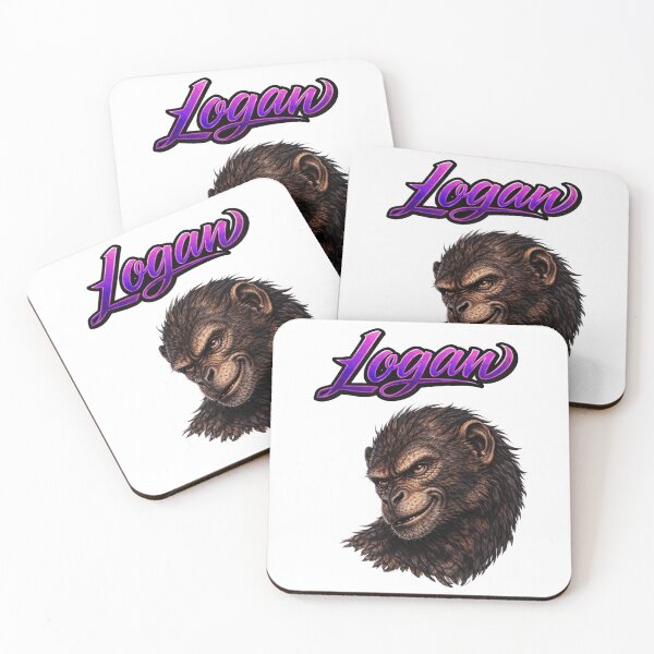 Item preview, Logan Monkey Zodiac — Intelligence and Strategy of the Chinese Monkey designed and sold by AlexLineArt.