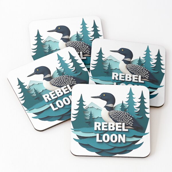 Item preview, Paper Rebel Loon - 3D Layered Paper Cutout Minnesota designed and sold by The Grumpy Pet Club.