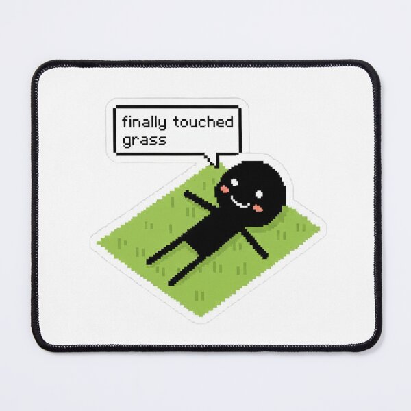 Item preview, Finally Touched Grass Pixel Art designed and sold by TinyJoy Studio.