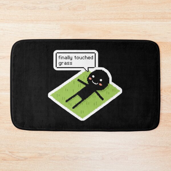 Item preview, Finally Touched Grass Pixel Art designed and sold by TinyJoy Studio.