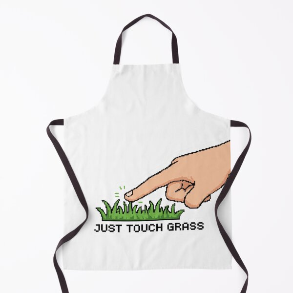 Item preview, Just Touch Grass Pixel Art designed and sold by TinyJoy Studio.