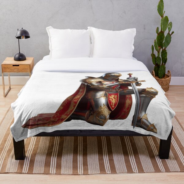 Item preview, Medieval Knight Prayer Crusader Warrior Art designed and sold by DrawDrip.