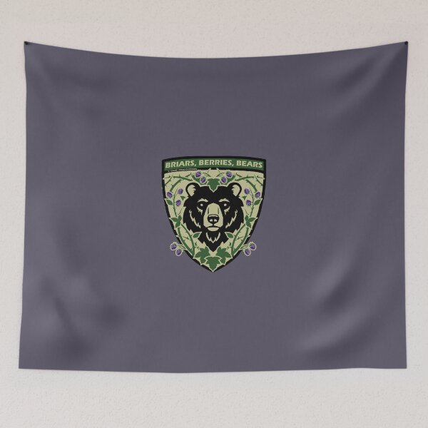 Item preview, Briars, Berries, Bears: Black, Tan, and Green designed and sold by CraneCreek.