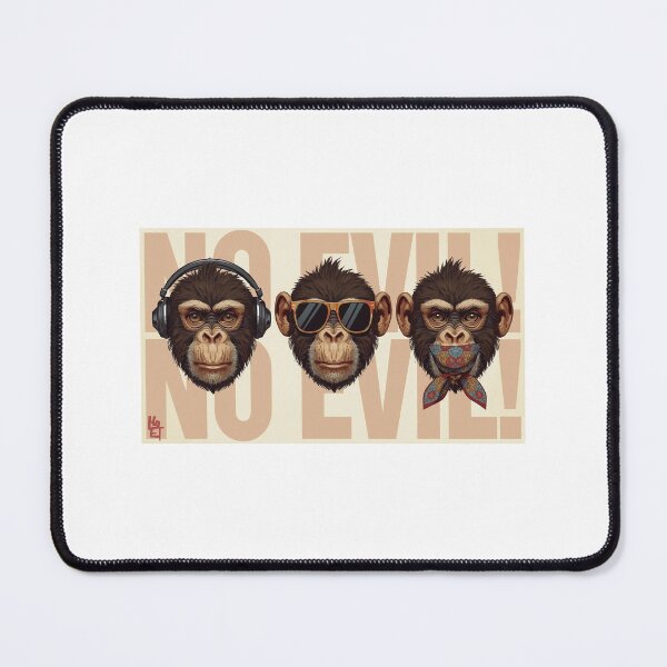 Item preview, No evil designed and sold by Abdulmuqit-art.