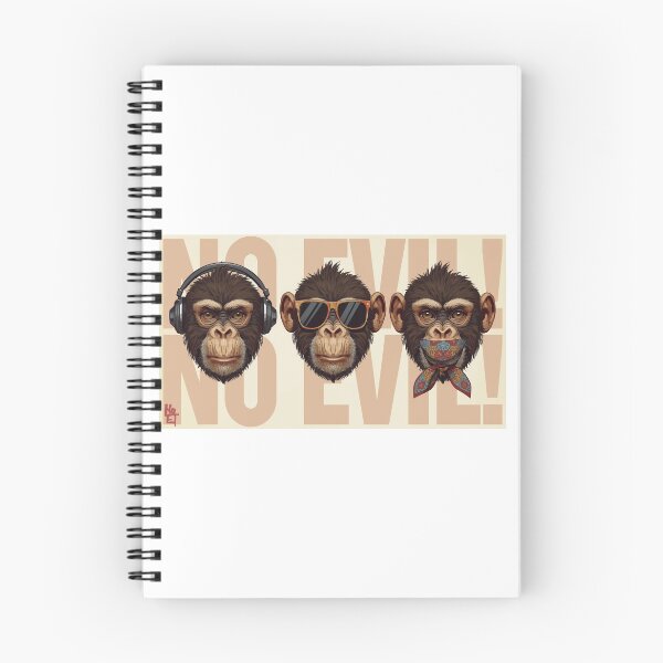 Item preview, No evil designed and sold by Abdulmuqit-art.