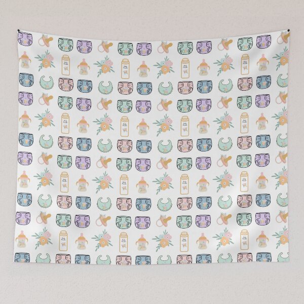 Item preview, Cute Baby Diapers  designed and sold by The Pink Feather.