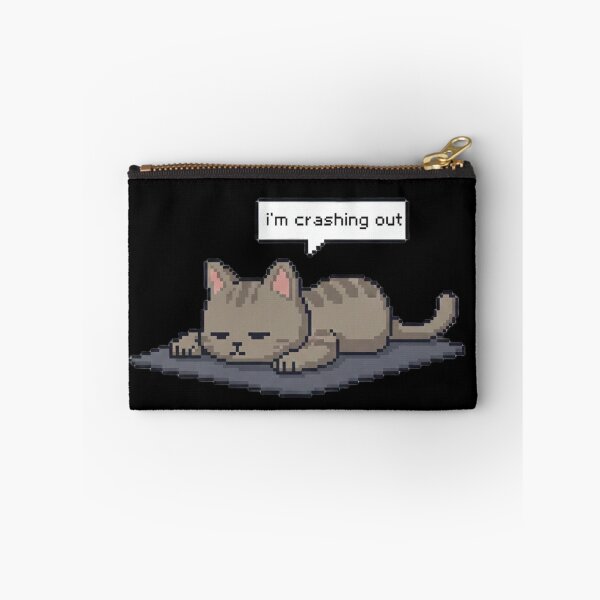 Item preview, I’m Crashing Out Pixel Cat designed and sold by TinyJoy Studio.