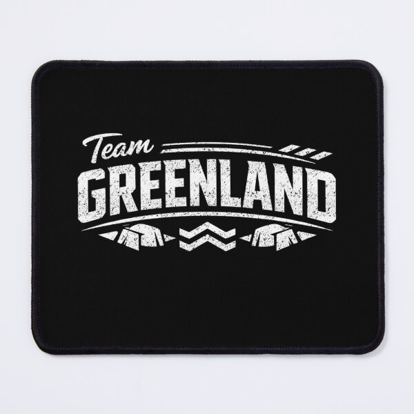 Item preview, Team Greenland Distressed Support Graphic designed and sold by FreshVibe Prints.