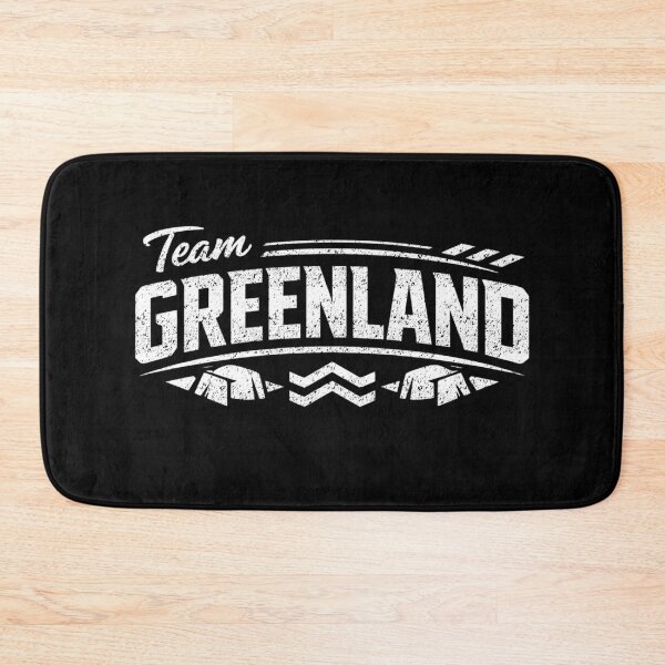 Item preview, Team Greenland Distressed Support Graphic designed and sold by FreshVibe Prints.