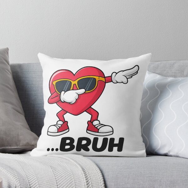 Item preview, Bruh Valentine Heart – Funny Dabbing Love Meme Design designed and sold by Forestfrost.