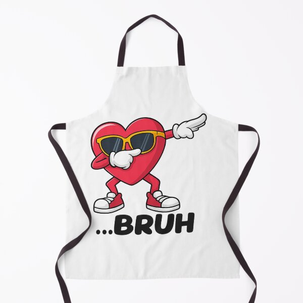 Item preview, Bruh Valentine Heart – Funny Dabbing Love Meme Design designed and sold by Forestfrost.