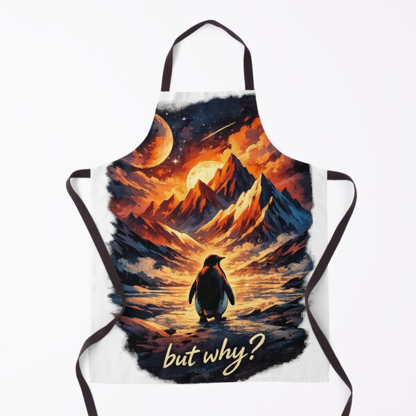 Item preview, But Why? Nihilist Penguin Meme | Existential Dread & Burnout Gift designed and sold by vogelnerves.