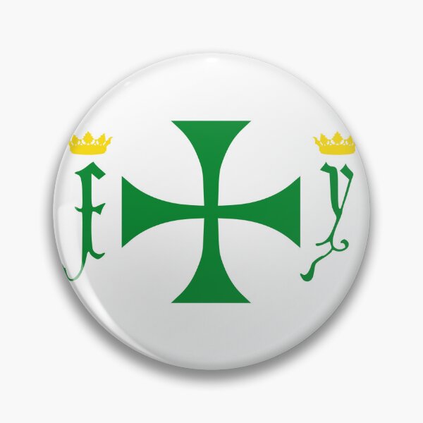 Item preview, Vintage Christopher Columbus Flag | Historic Spanish Colonial Emblem designed and sold by Based History.