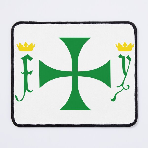 Item preview, Vintage Christopher Columbus Flag | Historic Spanish Colonial Emblem designed and sold by Based History.