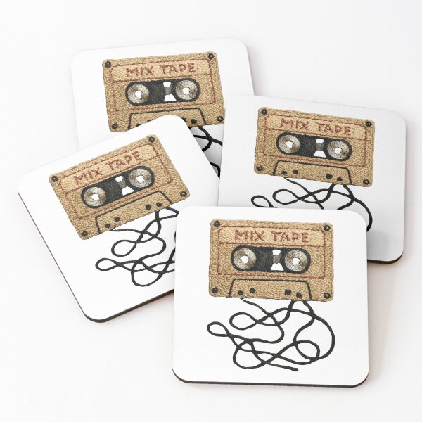 Item preview, Embroidered audio cassette. designed and sold by MyHappyArtShop.