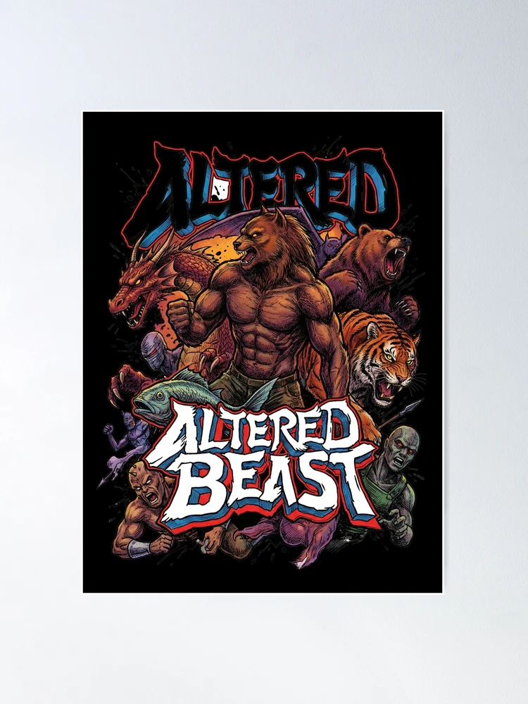 Altered Beast 1988 Arcade Mega Drive T-Shirt | Sega Genesis Retro