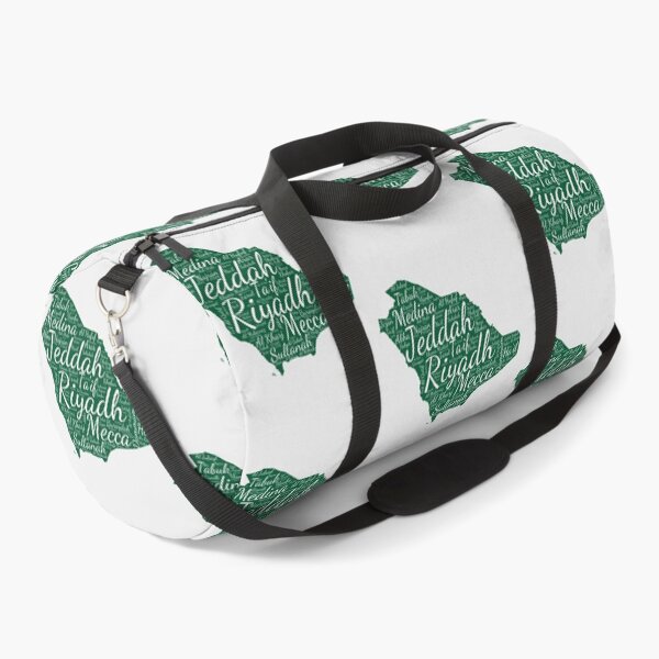 Item preview, Saudi Arabia City Map Word Art - Modern Green & White Design designed and sold by mashmosh.