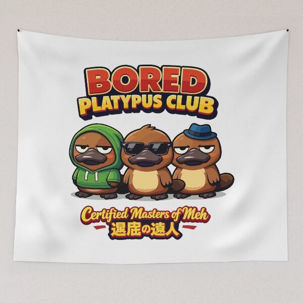 Item preview, Bored Platypus Club Certified Masters of Meh designed and sold by WildlifeInc.