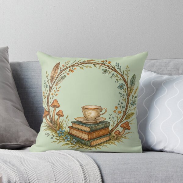 Item preview, Tea Time Wreath Book Nook designed and sold by BreezyDawnDesigns.