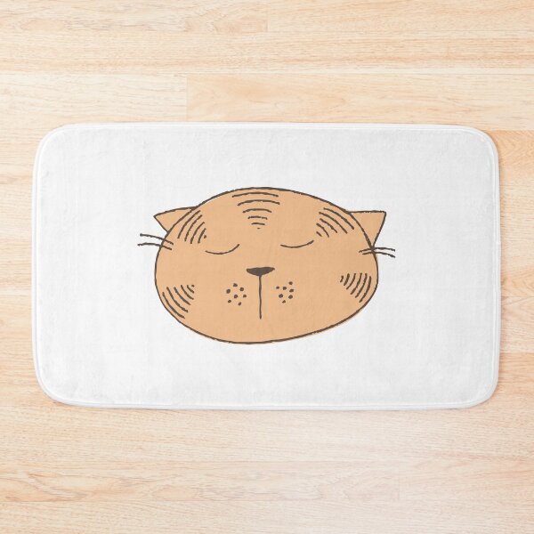Item preview, Cute Orange Tabby Cat Face, Hand Drawn designed and sold by FourAcreFarm.
