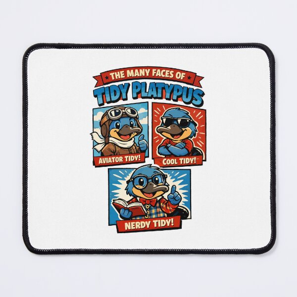 Item preview, The Many Faces of Tidy Platypus designed and sold by WildlifeInc.