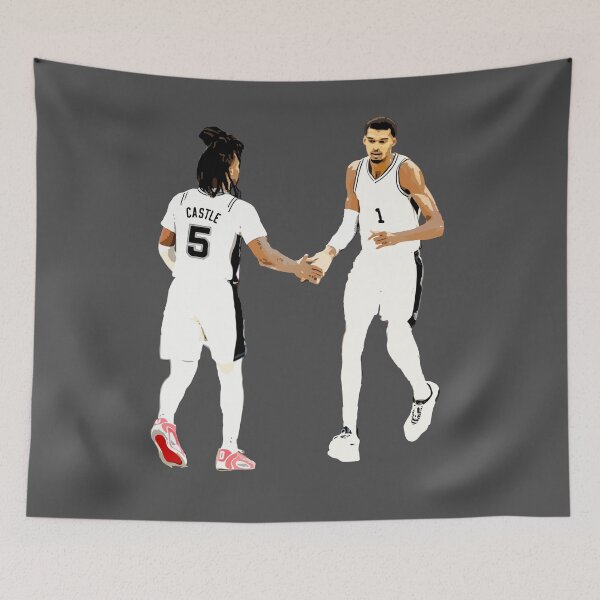 Item preview, Stephon Castle & Victor Wembanyama designed and sold by raffrasta.