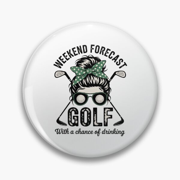Item preview, Weekend forecast golf with a chance of drinking designed and sold by MarryIsMonth.