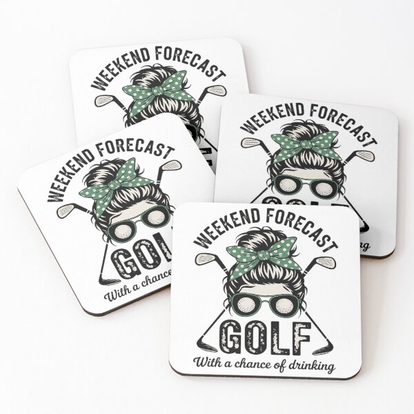 Item preview, Weekend forecast golf with a chance of drinking designed and sold by MarryIsMonth.