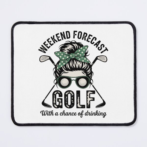 Item preview, Weekend forecast golf with a chance of drinking designed and sold by MarryIsMonth.