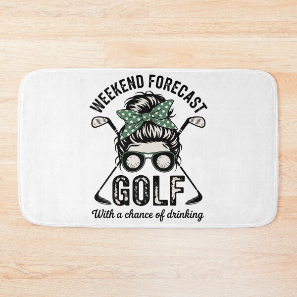 Item preview, Weekend forecast golf with a chance of drinking designed and sold by MarryIsMonth.