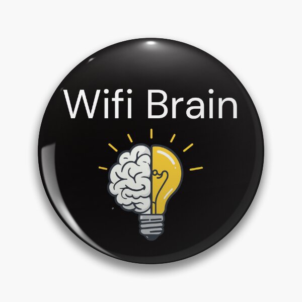 Item preview, WiFi Brain – Connected Mind Concept Design designed and sold by Carftastic.