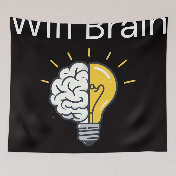 Item preview, WiFi Brain – Connected Mind Concept Design designed and sold by Carftastic.