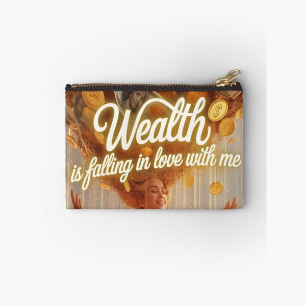 Item preview, Wealth Is Falling in Love With Me – Abundance Manifestation Art designed and sold by IManifestArt.