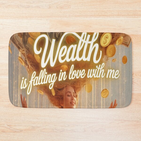 Item preview, Wealth Is Falling in Love With Me – Abundance Manifestation Art designed and sold by IManifestArt.