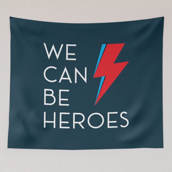 Item preview, Vintage retro 1970s Music David Bowie We Can Be Heroes designed and sold by Captain Banjo.