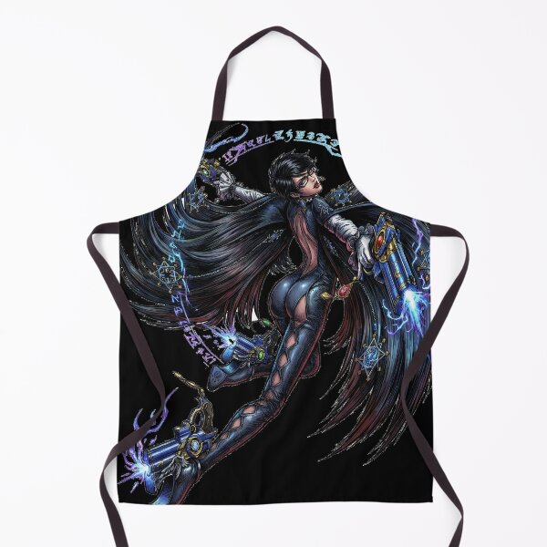 Item preview, Bayonetta Iconic Witch T-Shirt | Umbra Witch Black Hair Glasses Guns Lollipops designed and sold by Senpaiwaves.
