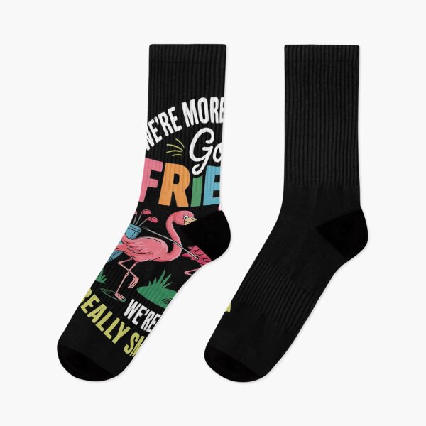 Item preview, We're More Than Just A Golf Friends Flamingo Small Gang designed and sold by MarryIsMonth.